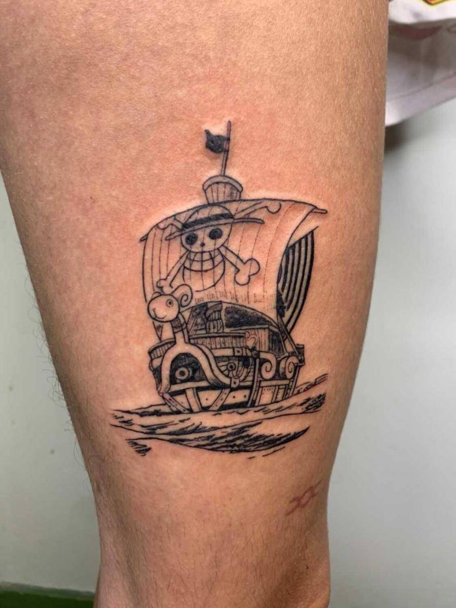 potret tato bertema anime One Piece (reddit.com/user/serenitium)