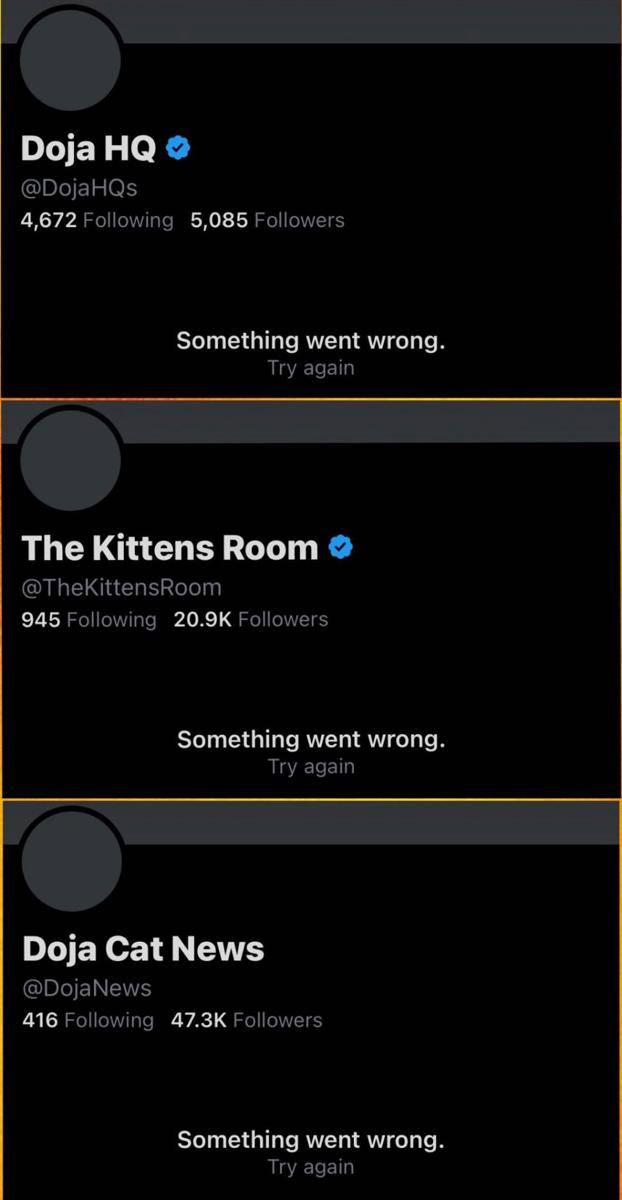tangkapan layar akun fanbase Doja Cat yang ditutup (twitter.com/PopCrave)