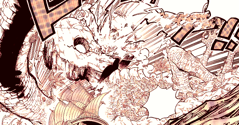 Teknik Galaxy Divide milik Garp. (mangaplus.shueisha.co.jp/One Piece)