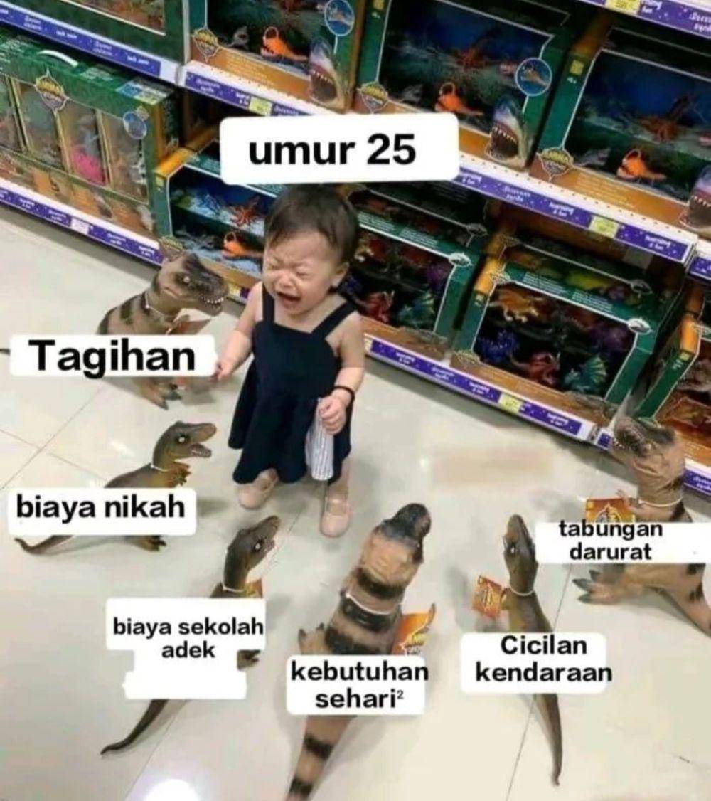 meme dikeroyok masalah (instagram.com/memecomic.id)
