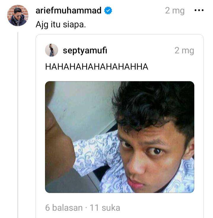 foto jadul Arief Muhammad (threads.net/ariefmuhammad)