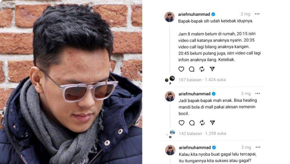 curhatan receh Arief Muhammad (threads.net/ariefmuhammad)