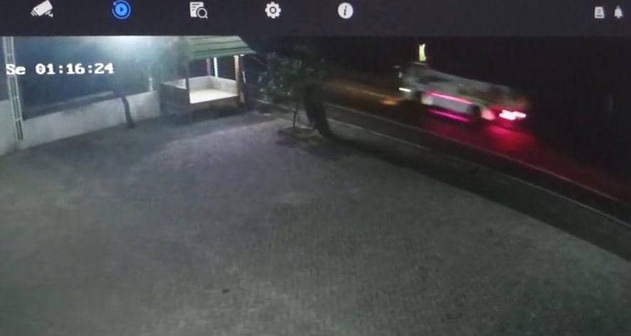 Truk Penabrak Anggota DPRD Ngawi Terekam CCTV