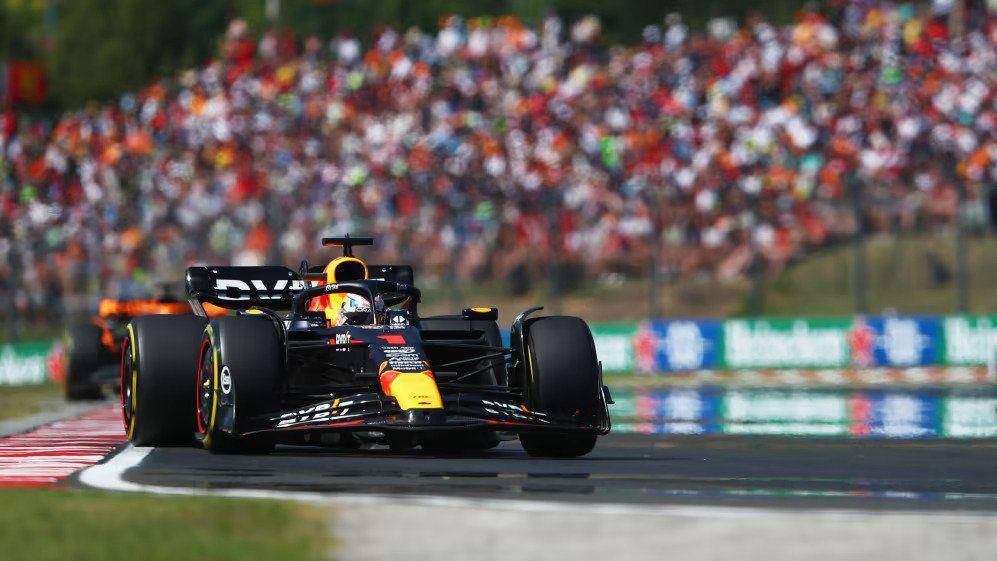 Max Verstappen saat menjalani balapan GP Hungaria 2023. (formula1.com)