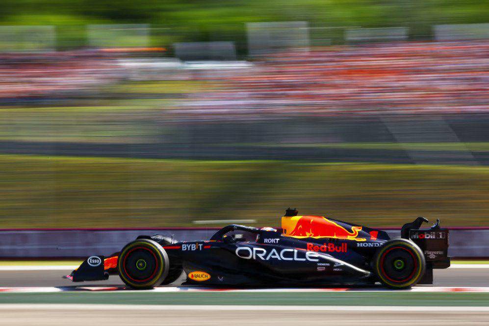 Max Verstappen saat menjalani balapan GP Hungaria 2023. (formula1.com)
