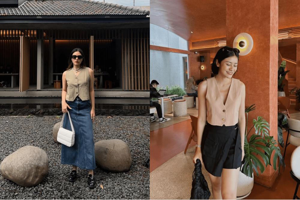 7 Ide Padu Padan Tailored Vest, Gaya Casual yang sedang Hits