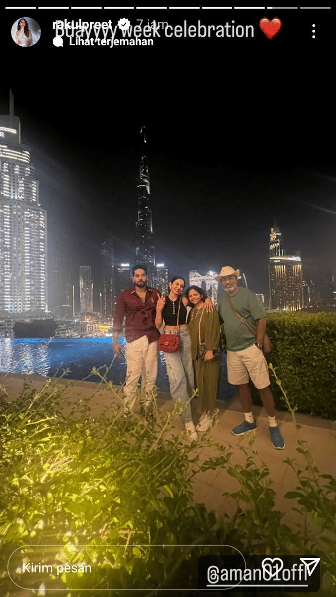 unggahan Rakul Preet Singh (instagram.com/rakulpreet)