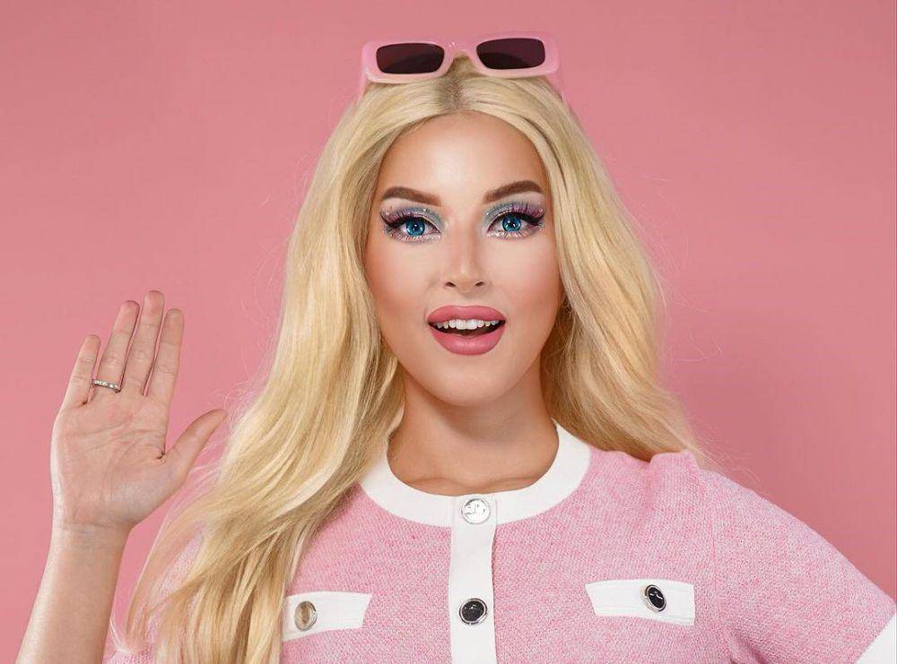ide pink makeup look ala Tasya Farasya (instagram.com/tasyafarasya)