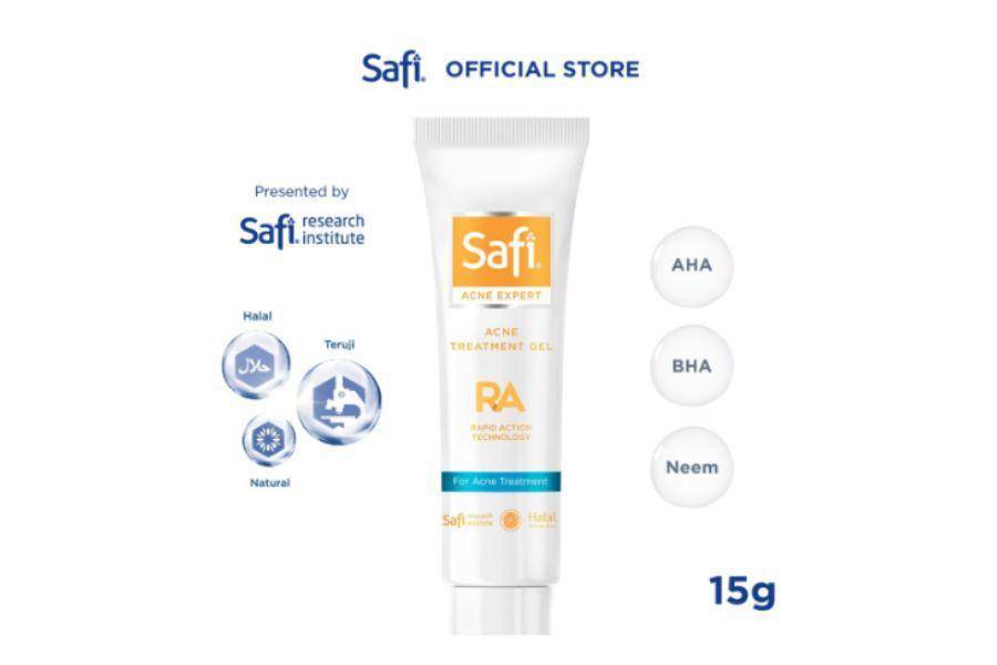 Safi Acne Expert Acne Treatment Gel (shopee.co.id/Safi Official Store)