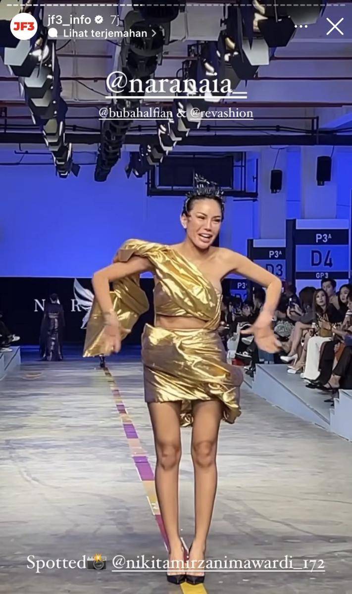 potret Nikita Mirzani di JF3 2023 (Instagram.com/jf3_info)