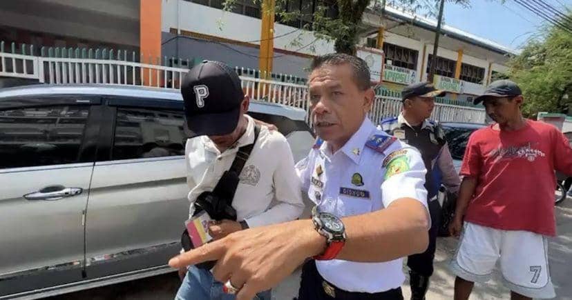 Dinas Perhubungan Kota Medan melakukan penertiban di Sekolah Sutomo 1 Medan (Dok. Istimewa)