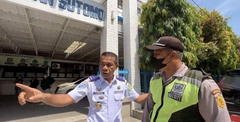 Dinas Perhubungan Kota Medan melakukan penertiban di Sekolah Sutomo 1 Medan (Dok. Istimewa)
