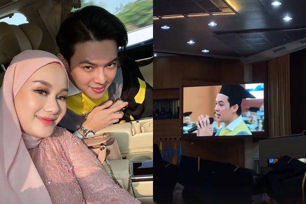Rey Mbayang wisuda (Instagram.com/rey_mbayang)
