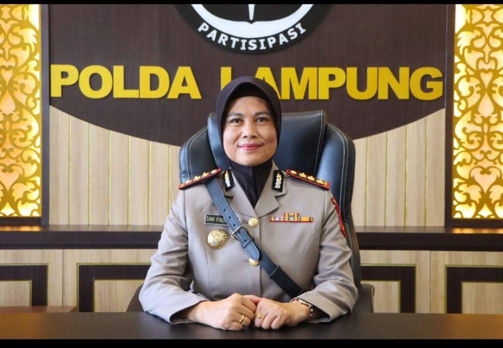 Kabid Humas Polda Lampung, Kombes Umi Fadilah Astutik. (Dok. Polda Lampung)
