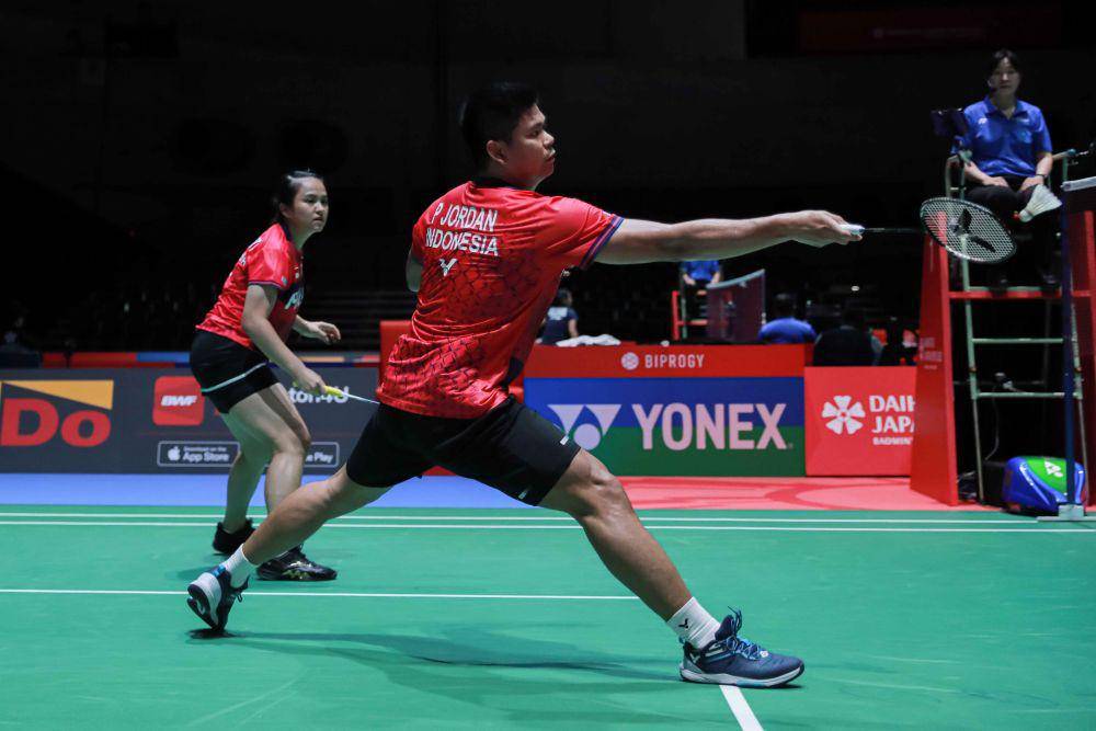 Praveen Jordan/Melati Daeva Oktavianti gugur di babak 32 besar Japan Open 2023 (dok. PP PBSI)