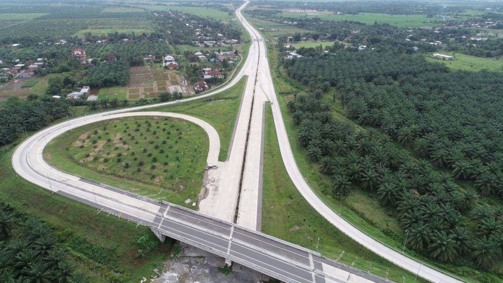 Ruas Tol Medan-Binjai di Jalan Tol Trans Sumatra (JTTS). (dok. Hutama Karya)