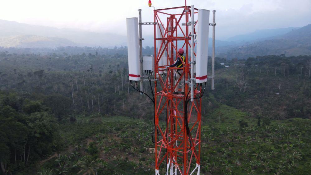 Desa Gunung Sari Ulu Belu Tanggamus Kini Ada Jaringan 4G Telkomsel