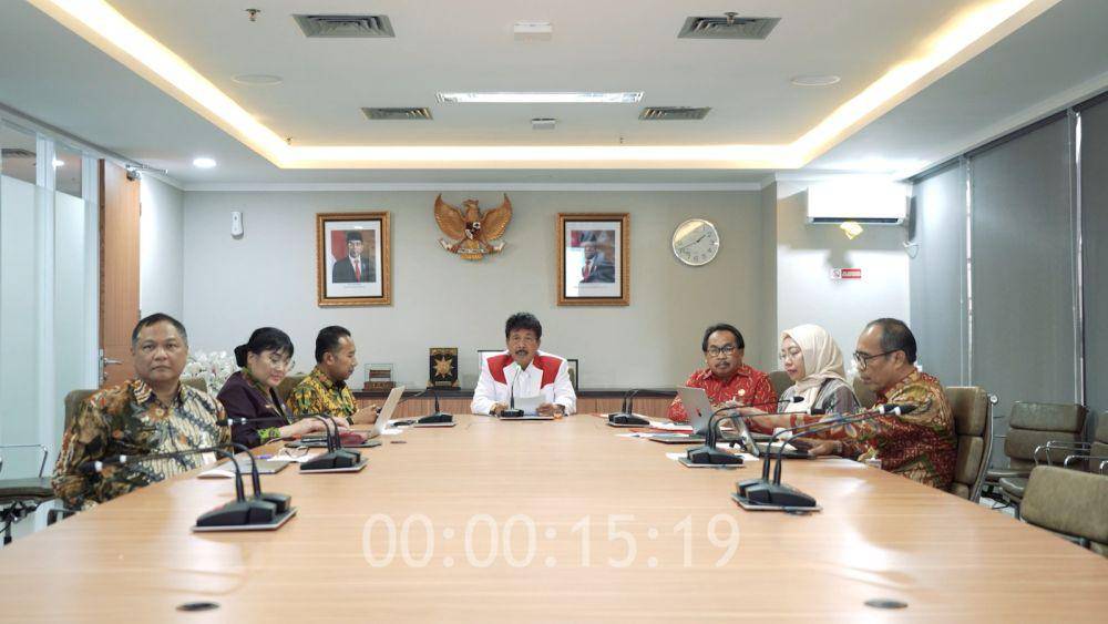 Kepala BPIP, Prof. Drs. K.H. Yudian Wahyudi, M.A., Ph.D menyampaikan keterangan pers di Kantor Badan Pembinaan Ideologi Pancasila (25/07) (Dok. BPIP)