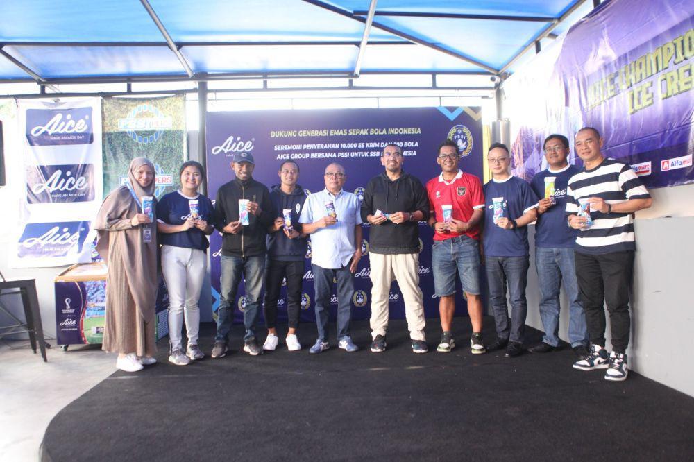 Sinergi Aice, PSSI, dan Kemenpora untuk Pembinaan Usia Dini
