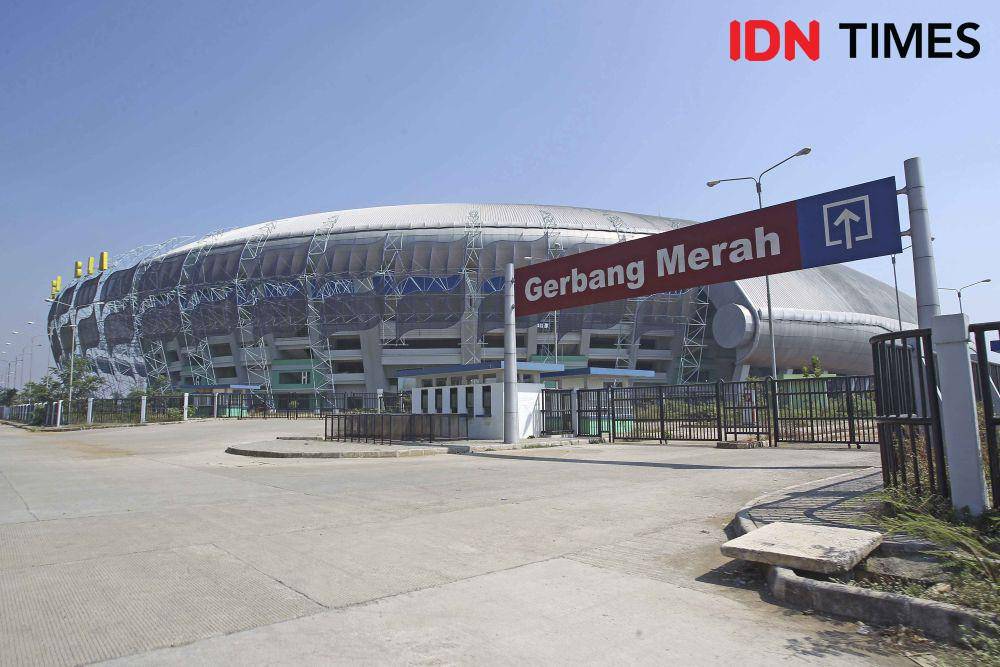 Potret Stadion Gelora Bandung Lautan Api (GBLA). (IDN Times/Herka Yanis)