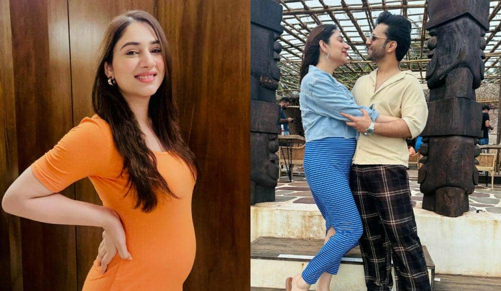 8 Pesona Disha Parmar dengan Baby Bump Anak Pertama, Makin Glowing