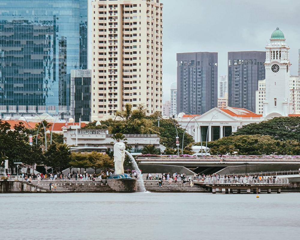 Merlion Park (unsplash.com/Christopher Gerry)