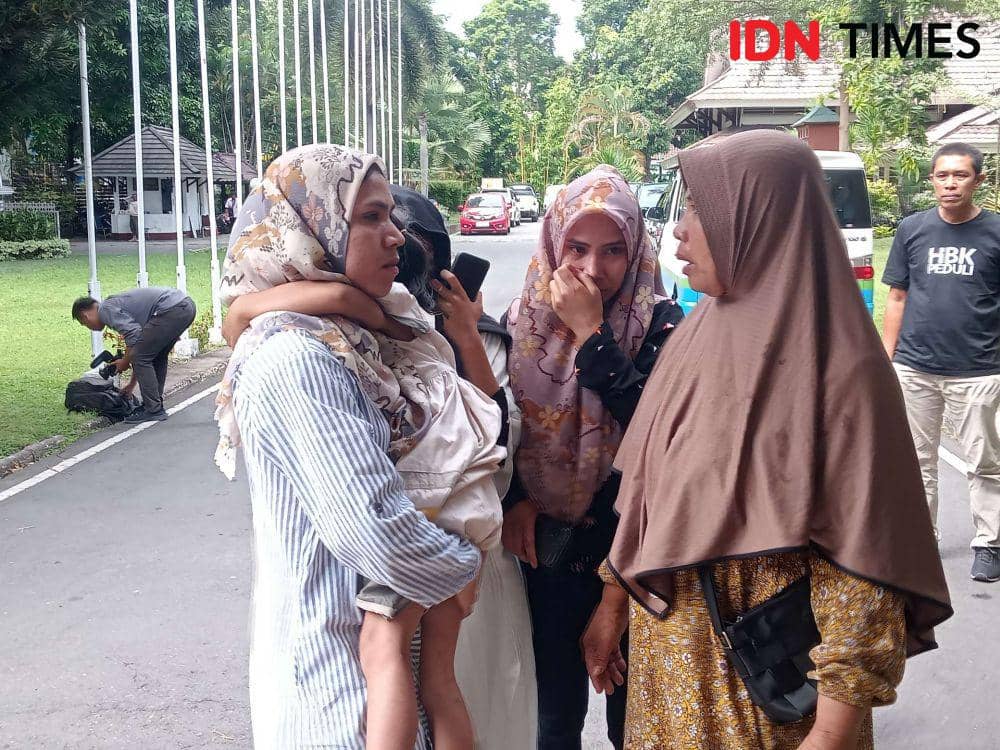 TKW NTB yang disiksa di Libya. (IDN Times/Muhammad Nasir)