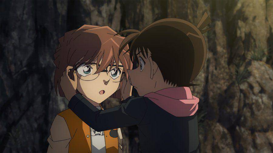 Haibara dan Conan (dok. TMS Entertainment/Detective Conan: Black Iron Submarine)