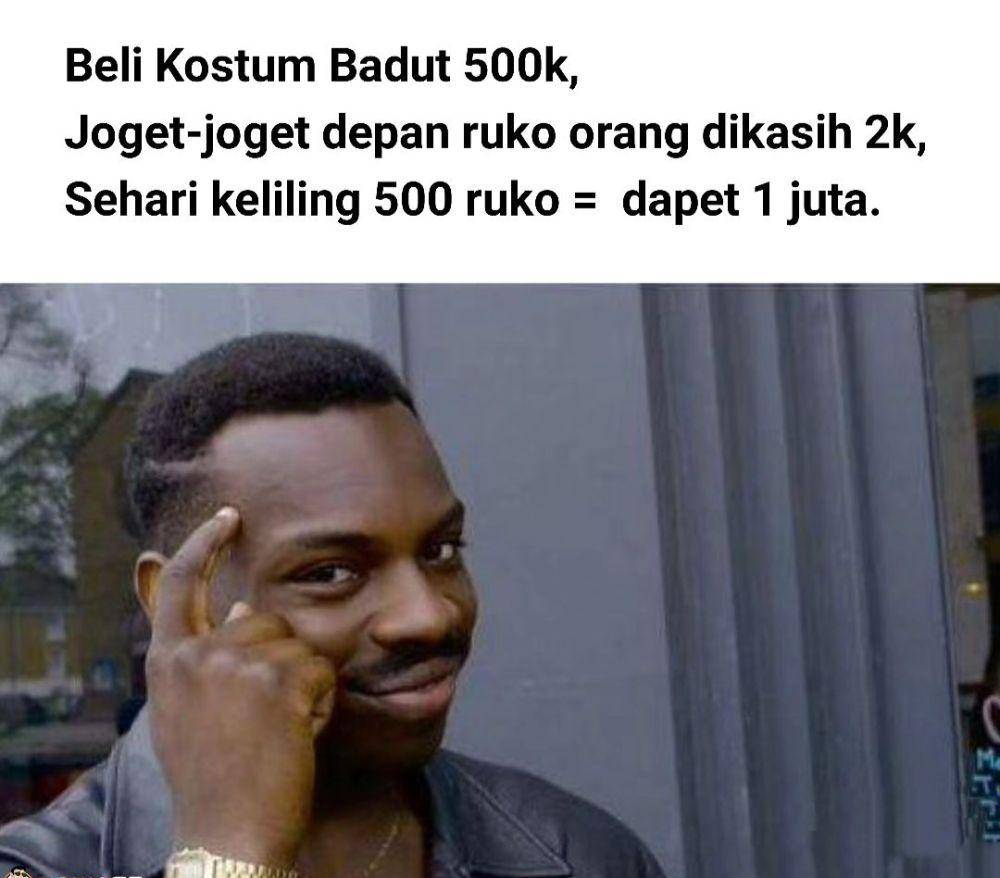 meme disuruh mikir (instagram.com/statuslucu_official)