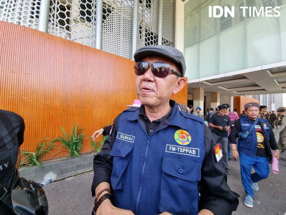 Ketua Forum Masyarakat Sasana Patra Abadi Bersatu (FM-TSPPAB) Suhardi Suhai (IDN Times/Rangga Erfizal)