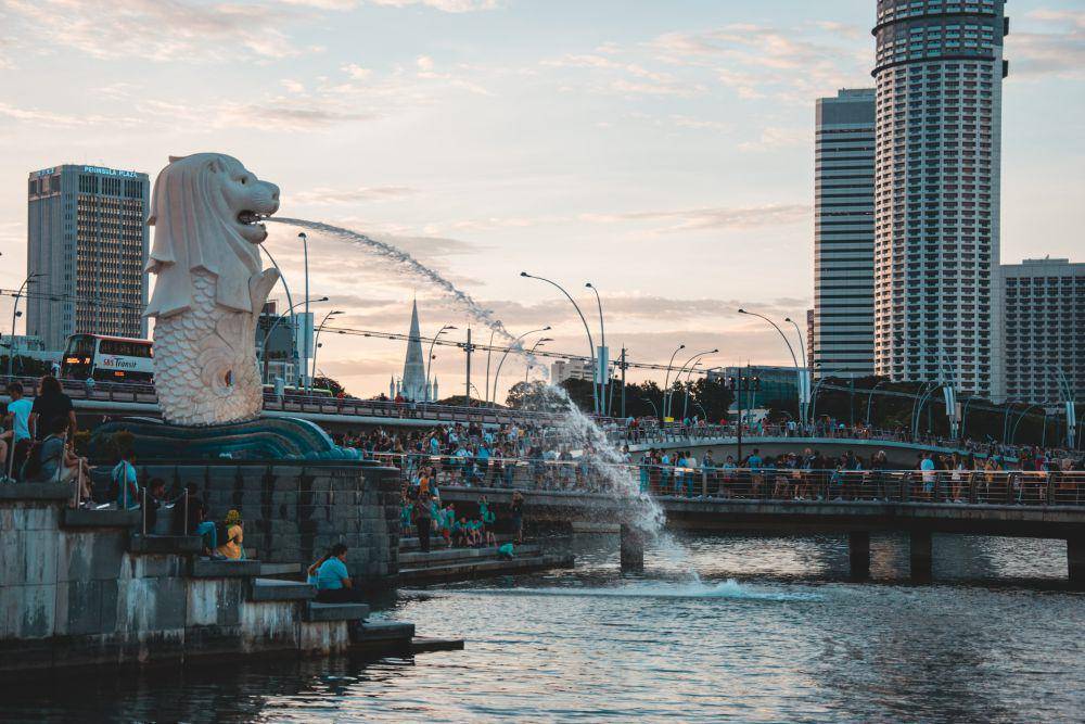 Merlion Park (unsplash.com/Job Savelsberg)
