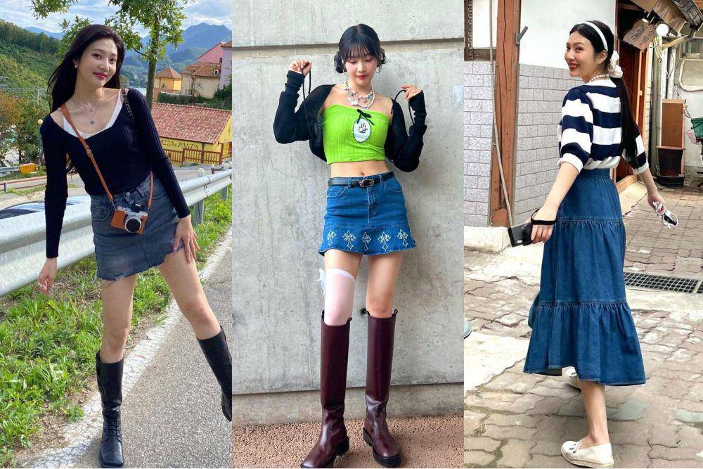 ide mix and match rok denim ala Joy Red Velvet (instagram.com/_imyour_joy)