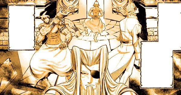 Para dewa pemimpin yang diizinkan untuk melintasi Bifrost ( Dok. Comic Zenon / Record of Ragnarok )