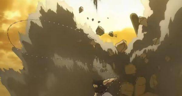 Toji menggabungkan Inverterd Spear of Heaven dengan Chain of Thousand Miles ( Dok. Mappa / Jujutsu Kaisen S2 )