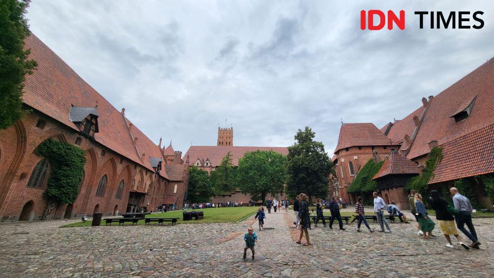 10 Potret Malbork Castle di Polandia, Kastil Terbesar Dunia