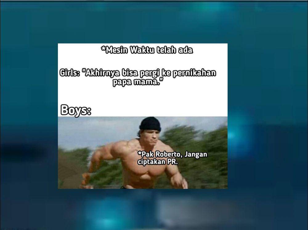 meme lari (instagram.com/kocak.parah.id)