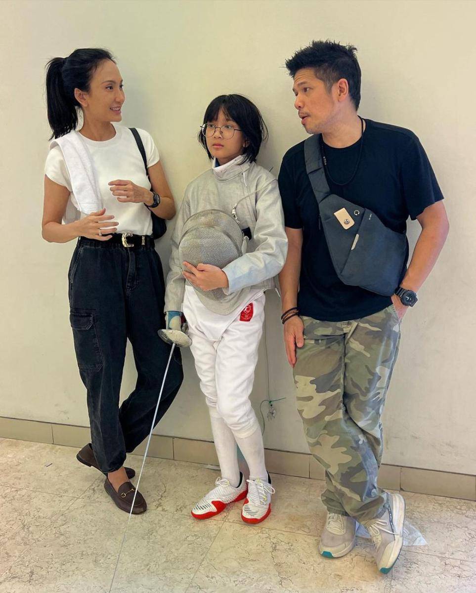 momen anak Baim dan Artika Sari Devi juara olahraga anggar (instagram.com/baimguitar)
