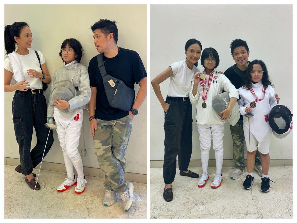 Ini 8 Momen Anak Baim dan Artika Juara Anggar, Bikin Bangga!