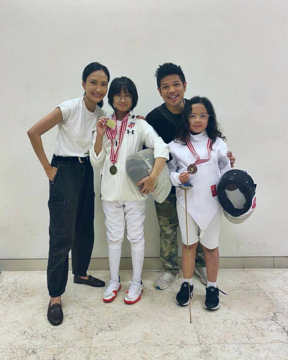 momen anak Baim dan Artika Sari Devi juara olahraga anggar (instagram.com/baimguitar)