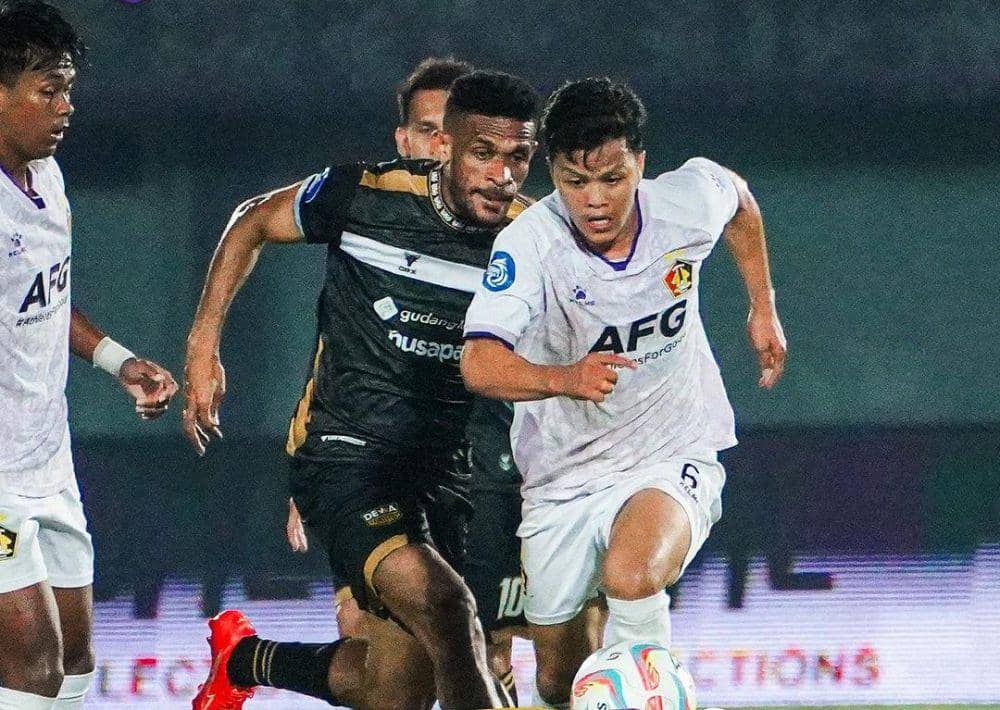 Persik Kediri saat menghadapi Dewa United pada putaran pertama di Liga 1 Indonesia 2023/2024. (instagram.com/persikfcofficial)