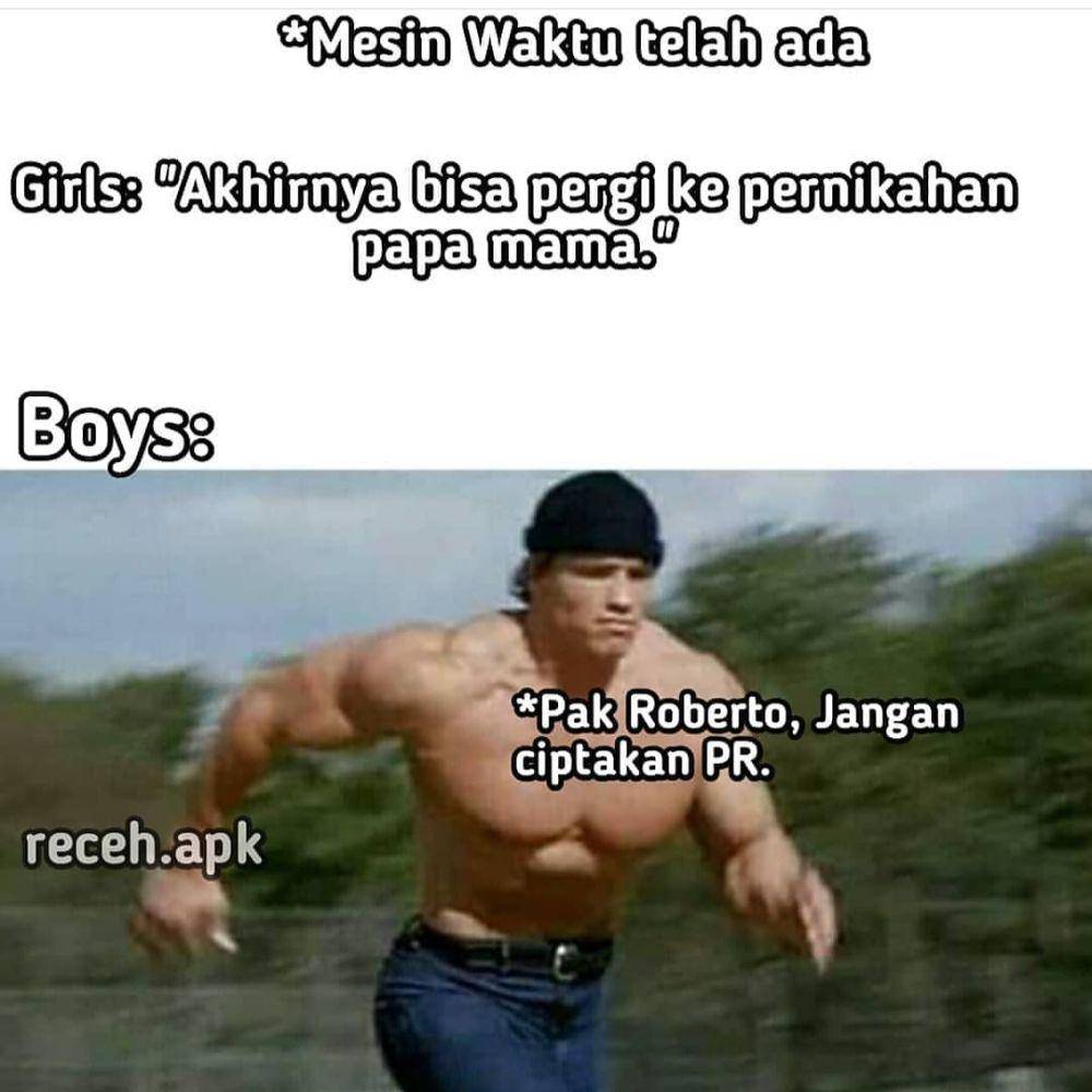 meme lari (instagram.com/kocak.parah.id)