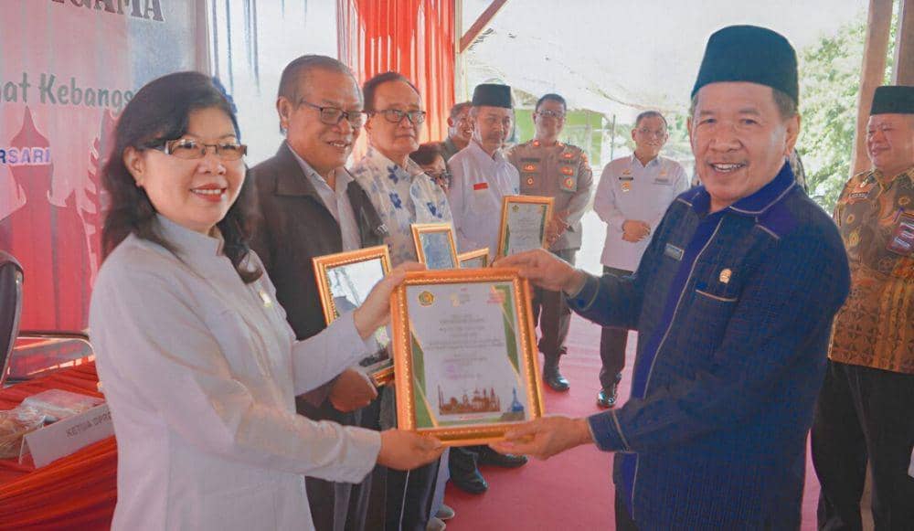 Peresmian Kampung Moderasi Beragama di Kota Metro (Dok.Kominfo Kota Metro)