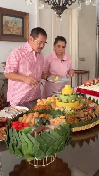 potret perayaan ulang tahun Bambang Trihatmodjo (instagram.com/mayangsari_official)
