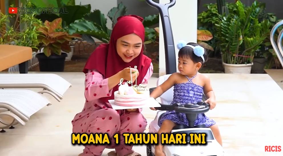 Moana ulang tahun (YouTube.com/Ricis Official)
