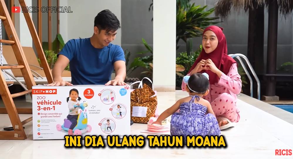Moana ulang tahun (YouTube.com/Ricis Official)