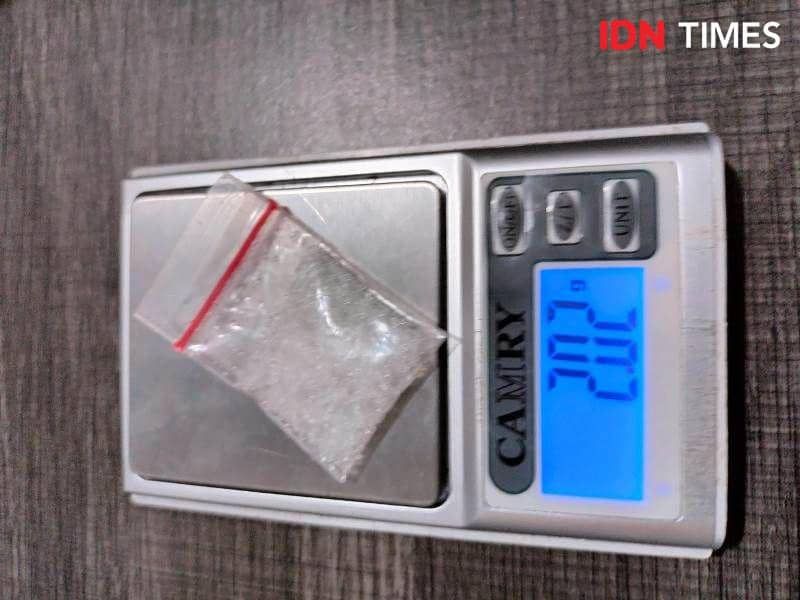 Barang bukti sabu-sabu milik tersangka HF alias H. Foto Humas Polres Paser (IDN Times/Ervan)