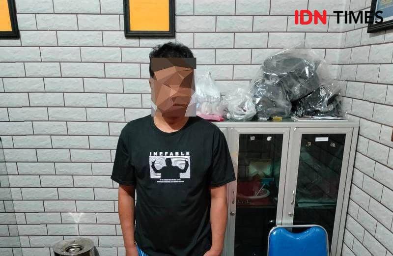 Tersangka Z alias J . Foto Humas Polres Paser (IDN Times/Ervan)
