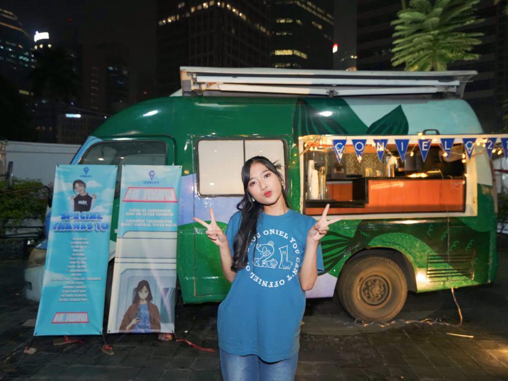 Ultah ke-21 Tahun, Fanbase Oniel JKT48 Hadirkan Food Truck ala Korea