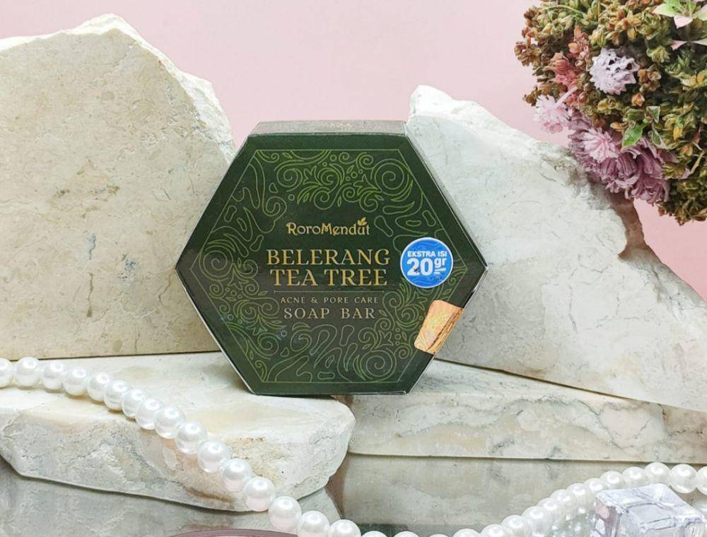 Roromendut Belerang Tea Tree Acne and Pore Care Soap Bar (shopee.co.id/diva_beauty_care)