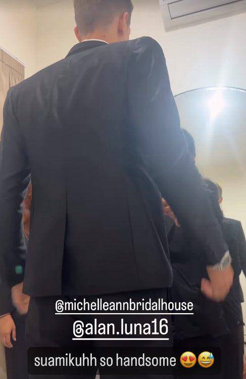 Lucinta Luna fitting baju (Instagram.com/lucintaluna_manjalita)